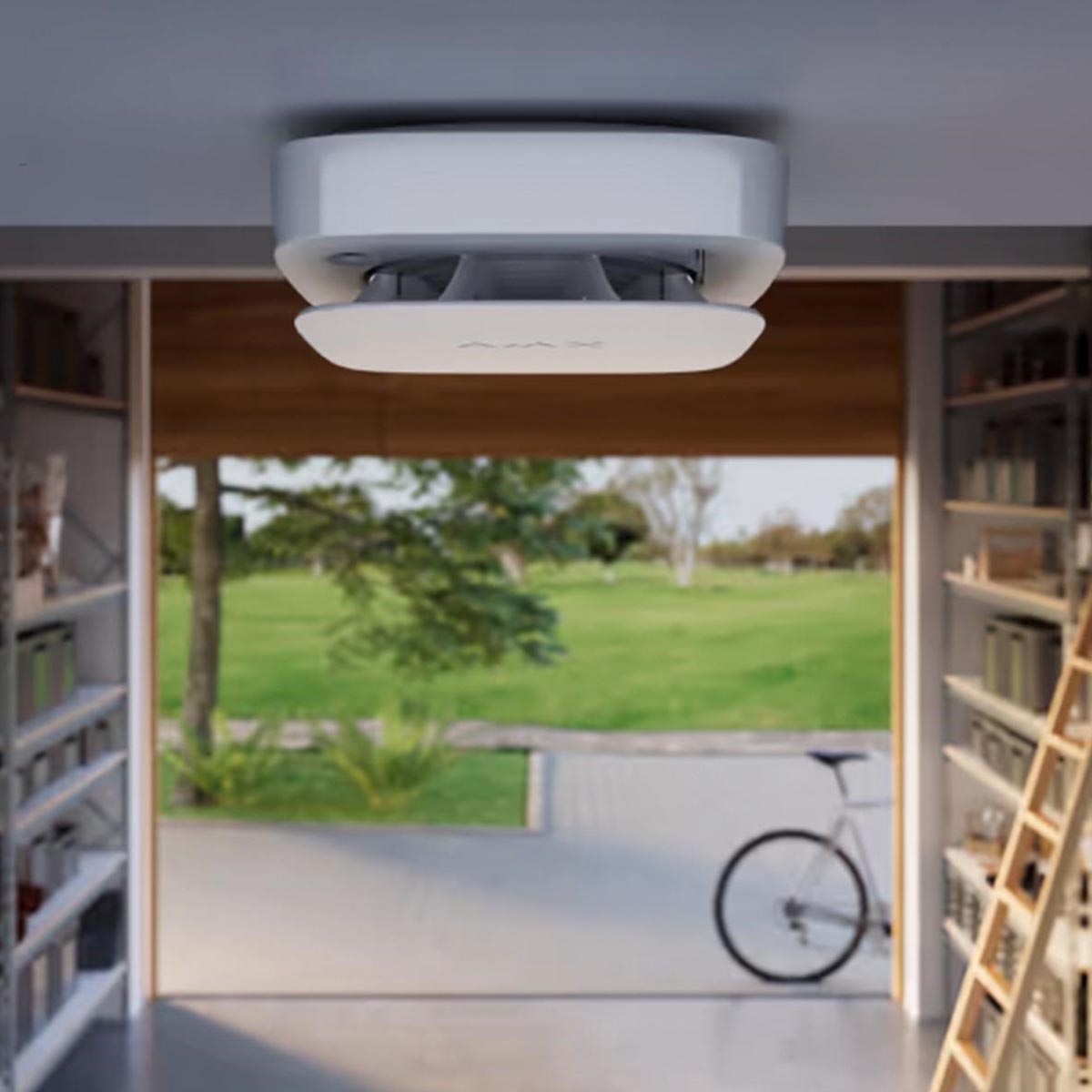 Ajax FireProtect 2 RB (HEAT/SMOKE) White Indoor Application 1 View FR422W