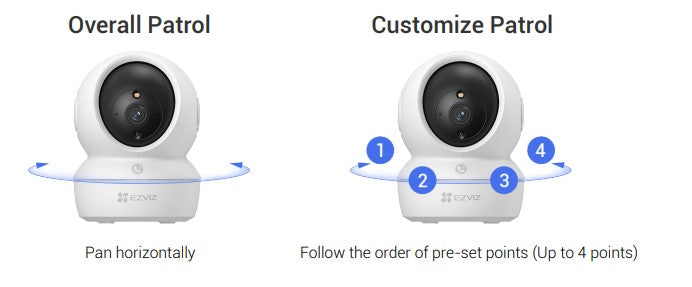 EZVIZ H6c PRO WI-FI PT CAMERA 2MP 4MM