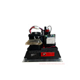 Gemini Slider 800 Complex 24V Sliding Gate Motor Kit with 24V 8Ah Battery, Remotes, Base Plate, Anti-Theft Bracket & GEMLINK