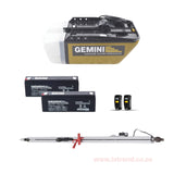 Gemini GDO Roll-Up 24VDC Motor Head & Extrusion + 2x 3 Button Remotes
