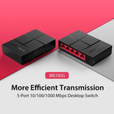 Mercusys MS105G 5-Port Gigabit Desktop Switch - image 4