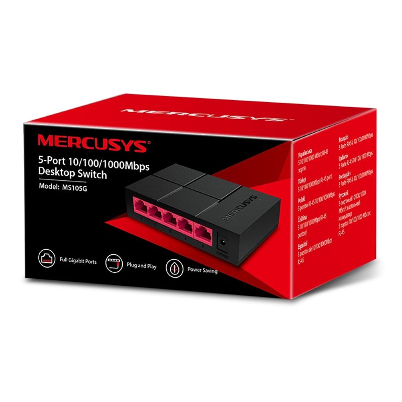 Mercusys MS105G 5-Port Gigabit Desktop Switch - image 5