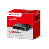 Mercusys MS105GS 5-Port Gigabit Desktop Switch (Steel Case) - image 6