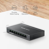 Mercusys MS108GP 8-Port Gigabit Desktop Switch with 7-Port PoE+ - image 10