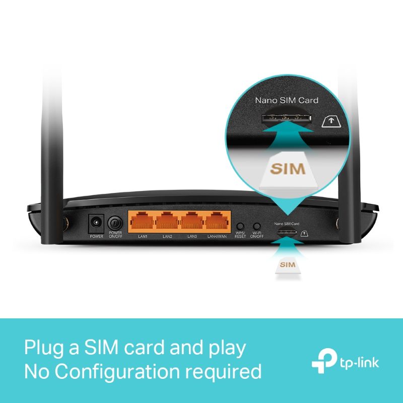 TP-Link Archer MR500 4G+ Cat6 AC1200 Dual-Band Gigabit Router - image 4