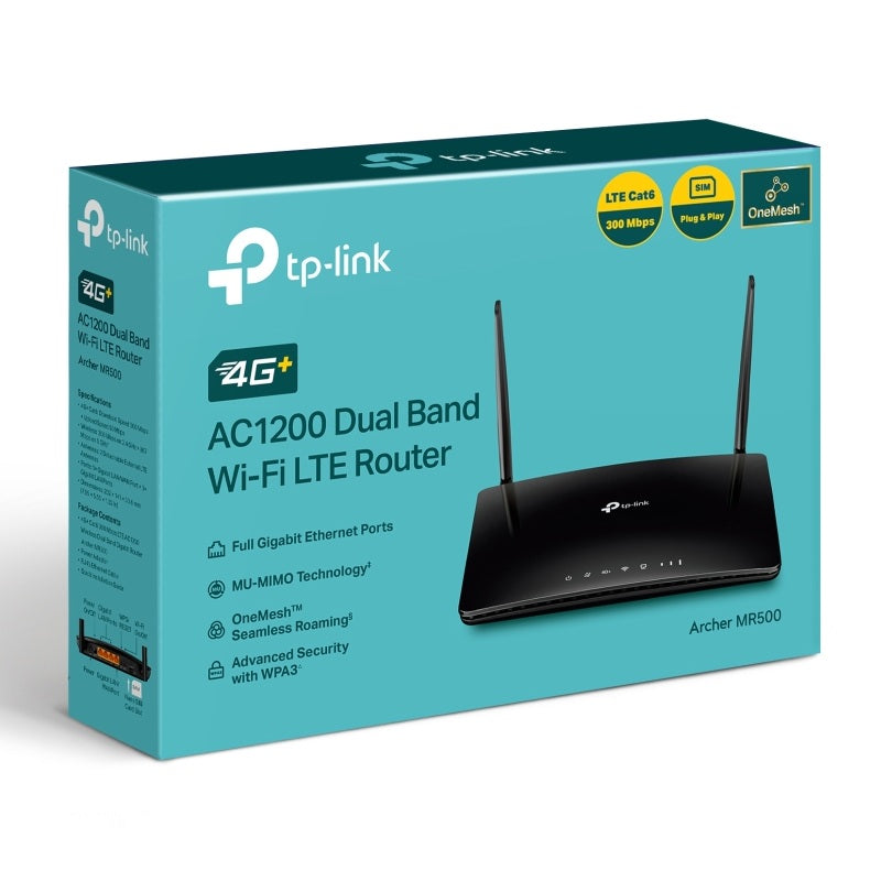 TP-Link Archer MR500 4G+ Cat6 AC1200 Dual-Band Gigabit Router - image 5