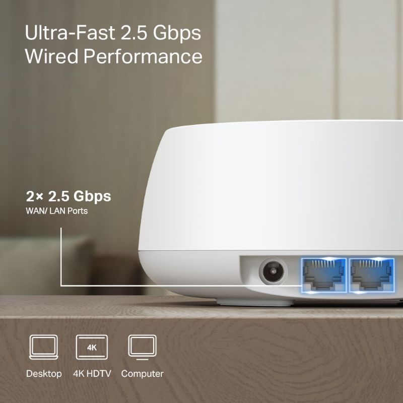 TP-Link Deco BE25 BE3600 Whole Home Mesh Wi-Fi 7 System (3-Pack) - image 5