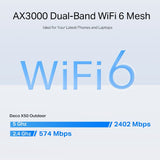TP-Link Deco X50-Outdoor AX3000 Outdoor/Indoor Mesh Wi-Fi 6 Unit - image 6