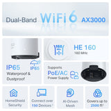 TP-Link Deco X50-Outdoor AX3000 Outdoor/Indoor Mesh Wi-Fi 6 Unit - image 7