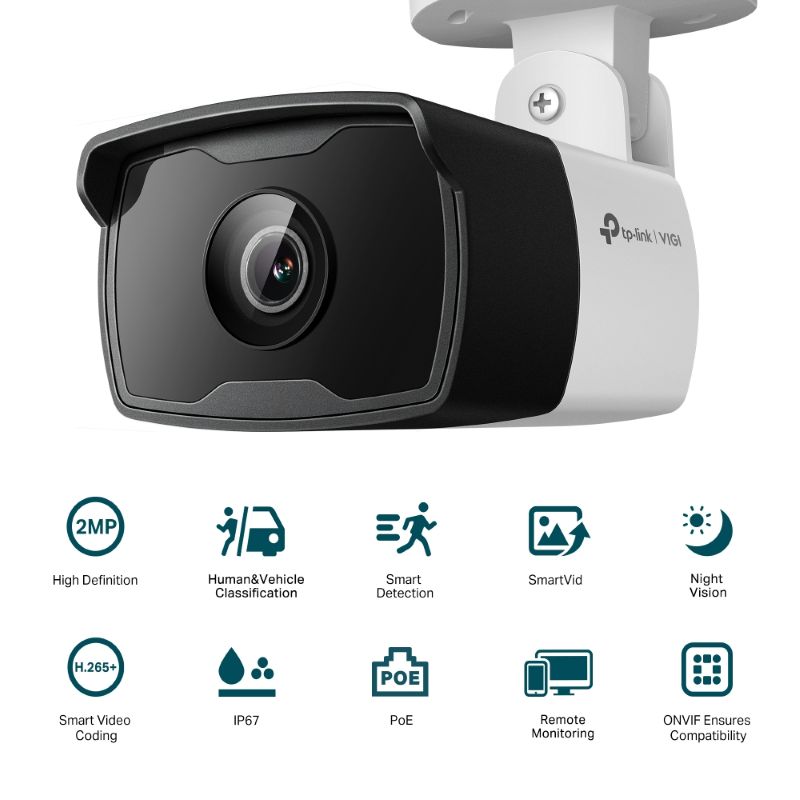 VIGI C320I 2MP Outdoor IR Bullet Network Camera (2.8 mm) - image 2