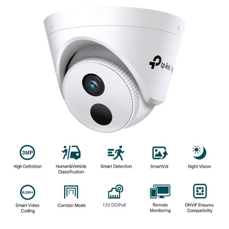 VIGI C430I 3MP IR Turret Network Camera (2.8 mm) - image 2