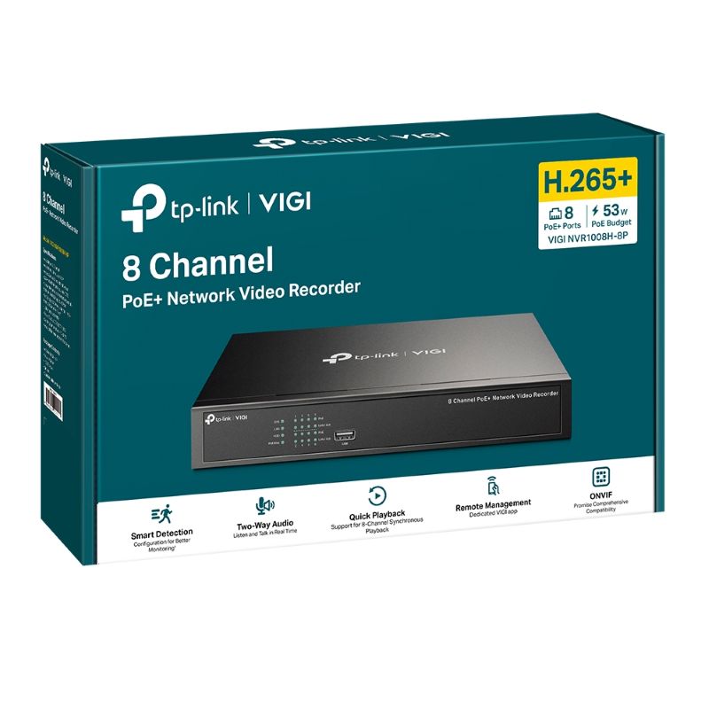 VIGI NVR1008H-8P 8-Channel PoE+ Network Video Recorder - image 5