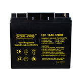 Securi Prod 12V 18AH Rechargeable Sealed Lead Acid Battery - IOTREND