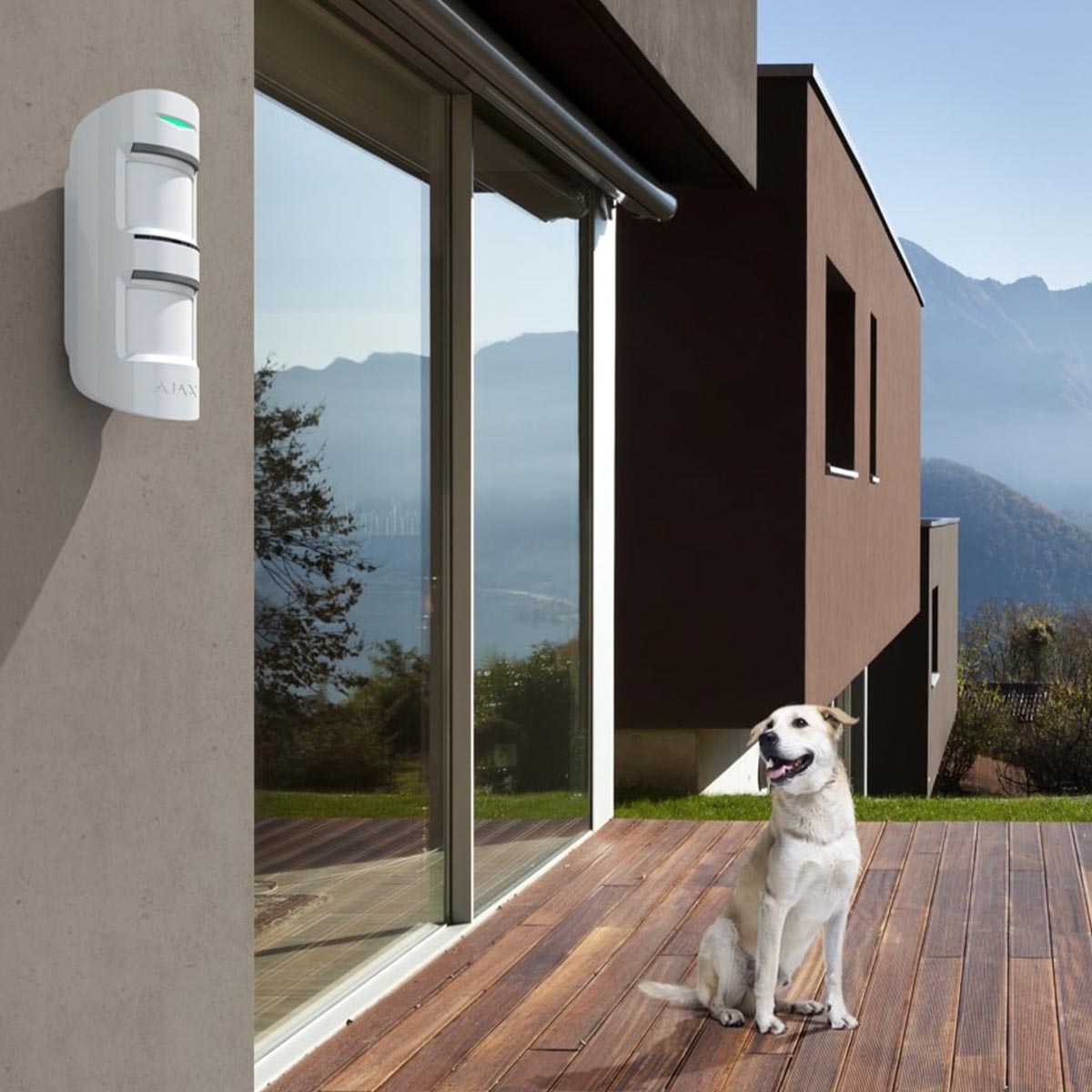 Ajax MotionProtect Outdoor White Outside Application 1 BD427W