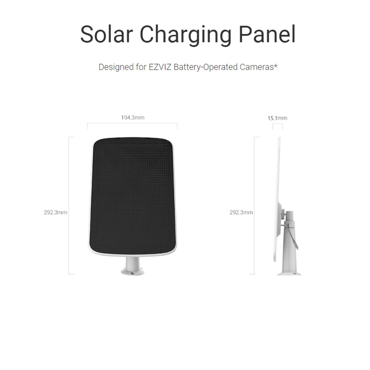 Ezviz Solar Panel CS-CMT-Solar Panel-C Product Dimensions CC599-7