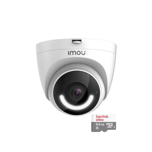 Imou-Turret-2MP-Wi-Fi-Camera-plus-SanDisk-Ultra-64GB-MicroSDXC-Card-Product-Front-View-CC473-5