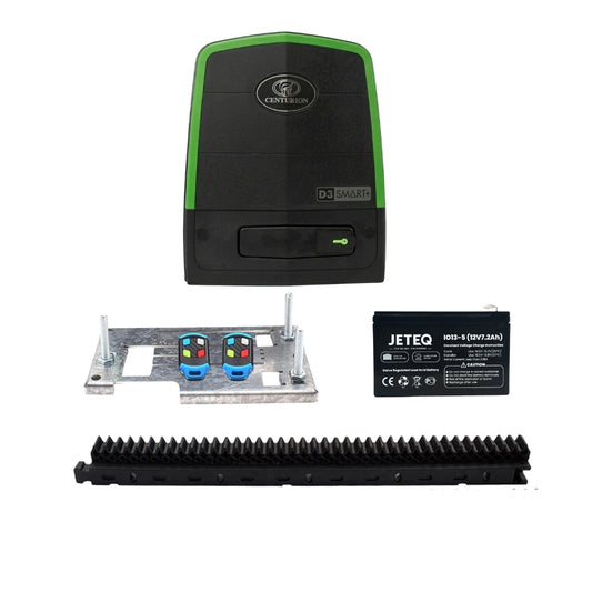 Centurion D3 SMART+ Gate Motor Kit including 4m Raz Rack (New Launch)