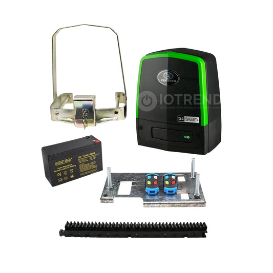 Centurion D4 SMART+ Gate Motor Kit with 4m Raz Rack and Bracket (New Launch)