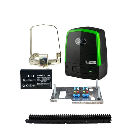 Centurion D4 SMART+ Gate Motor Kit with 4m Raz Rack and Bracket (New Launch)