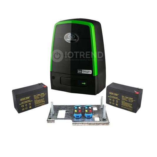 Centurion D6 SMART+ Gate Motor with Remotes, Baseplate and Batteries (New Launch)
