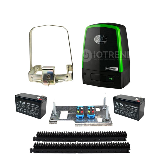 Centurion D6 SMART+ Gate Motor Kit with 4m Raz Rack and Bracket (New Launch)