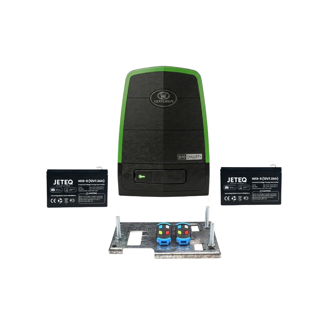 Centurion D10 SMART+ Gate Motor Incl Remotes, Batteries and Baseplate (New Launch)