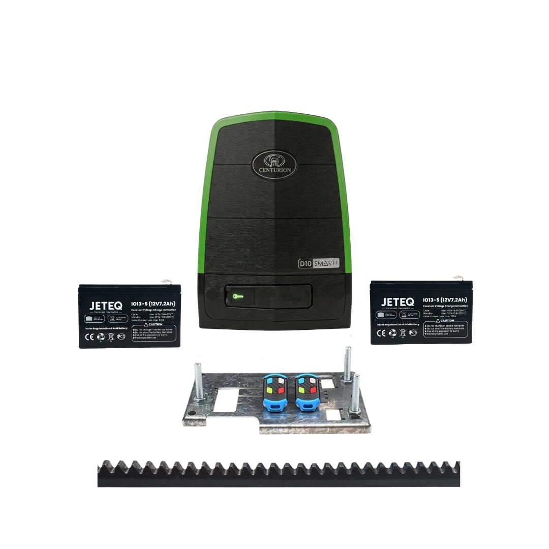 Centurion D10 SMART+ Gate Motor Kit incl 4m Steel Rack (New Launch)
