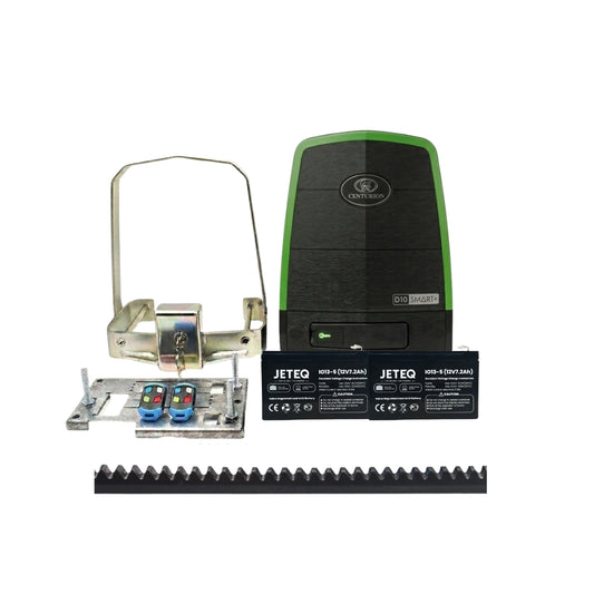 Centurion D10 SMART+ Gate Motor Kit incl 4m Steel Rack and Bracket (New Launch)