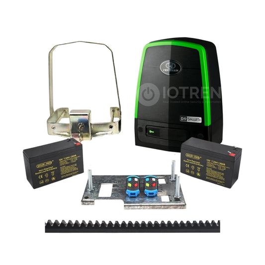Centurion D10 Turbo SMART+ Gate Motor Kit Incl 4m Steel Rack and Bracket (New Launch)