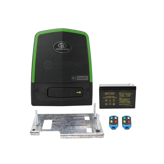 Centurion D5 Evo SMART+ Gate Motor with Battery, Remotes and Base Plate (New Launch)