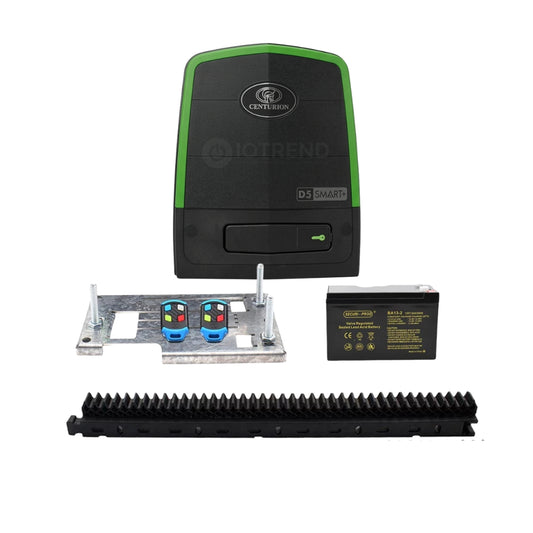 Centurion D5 Evo SMART+ Gate Motor Kit including 4m Raz Rack (New Launch)