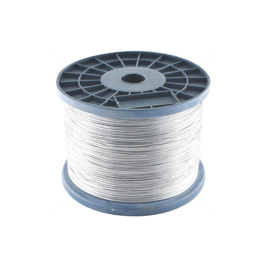 Nemtek Electric Fence 1.2 mm Braided Galvanised Wire Top Angle View EF44-1
