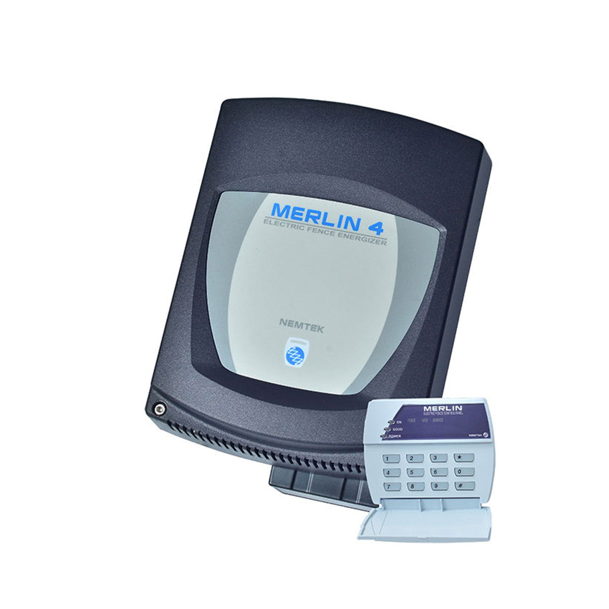 Nemtek Merlin 4J Energizer Including Keypad Angle View EF51-2