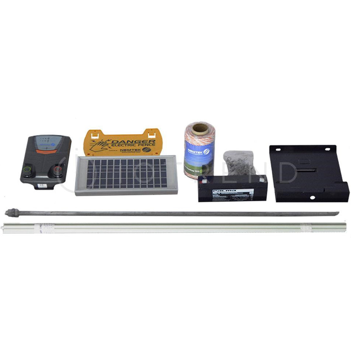 Nemtek Pet Stop Solar Powered Kit Including Battery Kit Component View EF63-7