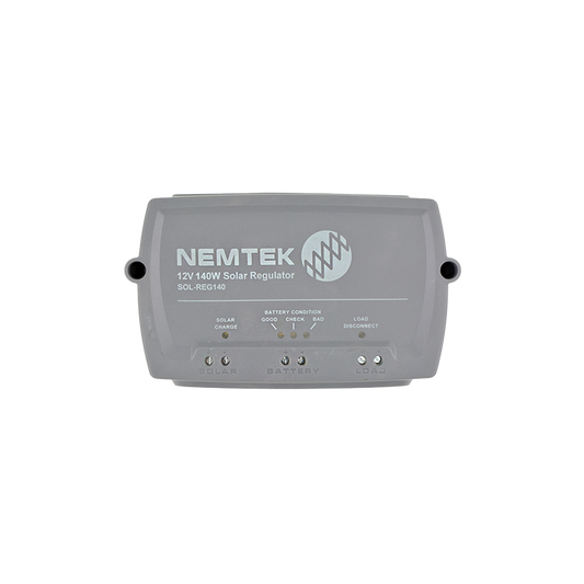 Nemtek Solar Charge Regulator 12V 10A Front View