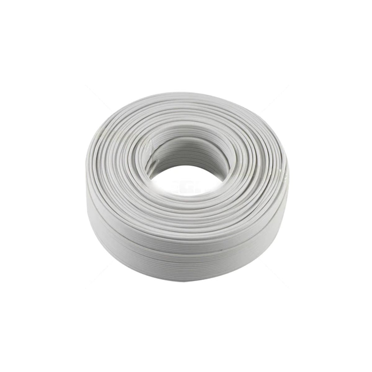 Ripcord 0.2mm White 100m Side Angle View CB47