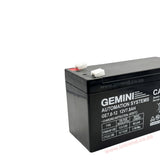Gemini 12V 7.2AH Rechargeable Sealed Lead Acid Battery