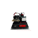 Gemini Slider 600 24V Sliding Gate Motor Kit with 2 x 12V 5Ah Batteries, 2 Remotes, Base Plate, 4m Steel Rack, Anti-Theft Bracket & GEMLINK