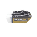 Gemini 24V DC Tip-Up Garage Door Motor Kit with Batteries, 2 Remotes & Tip-Up Rail