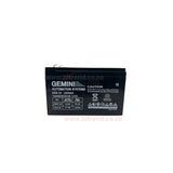 Gemini Slider 500 Sliding Gate Motor Kit with 7Ah Battery, 2 Remotes, Base Plate, 4m Steel Rack, Anti-Theft Bracket & GEMLINK