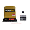 Gemini Slider 500+ Sliding Gate Motor Kit with 12Ah Battery, 2 Remotes & Base Plate