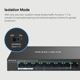 Mercusys MS108GP 8-Port Gigabit Desktop Switch with 7-Port PoE+ - image 7