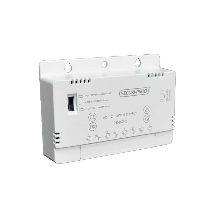 Securi-Prod CCTV Power Supply Unit 96W,8A - 8 Channel