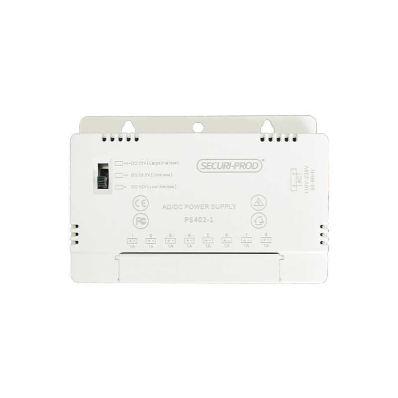 Securi-Prod CCTV Power Supply Unit 96W,8A - 8 Channel