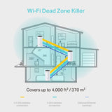TP-Link Deco M4 AC1200 Whole Home Mesh Wi-Fi System (3-Pack) - image 3
