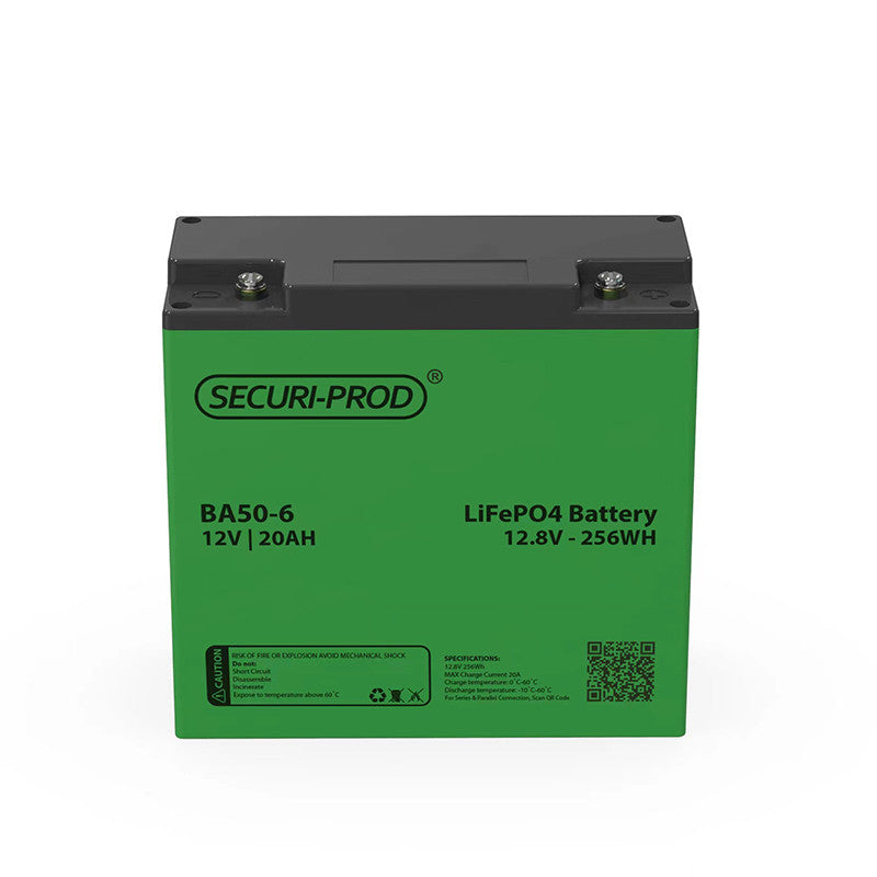 Securi-Prod Lithium Iron Phosphate Battery 12.8V 20AH Image 1