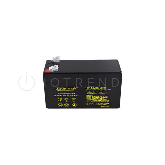 Securi Prod Rechargeable sealed lead acid battery 12V 1.3AH