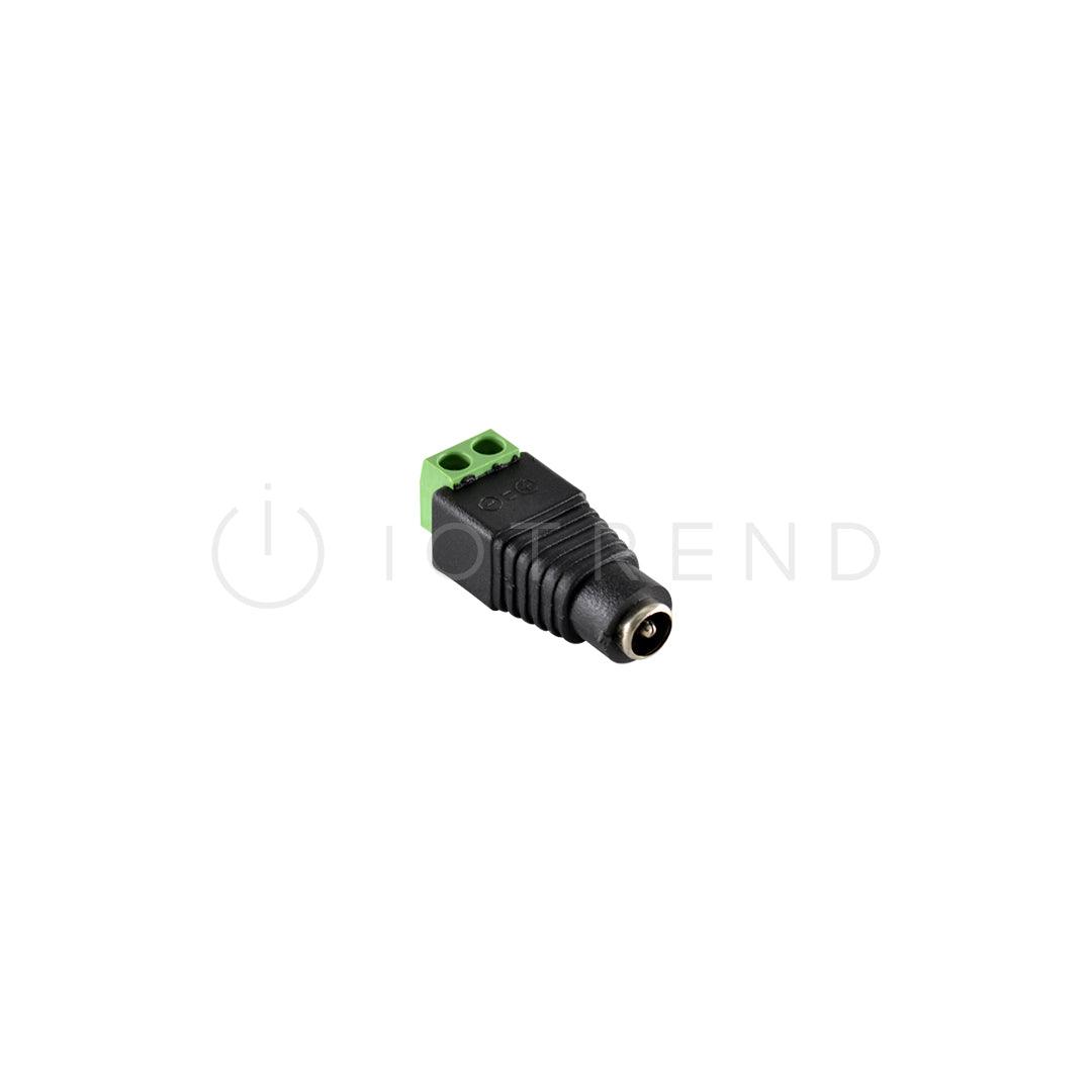 DC Socket incl Terminal Connector Block - Female (Single) - IOTREND