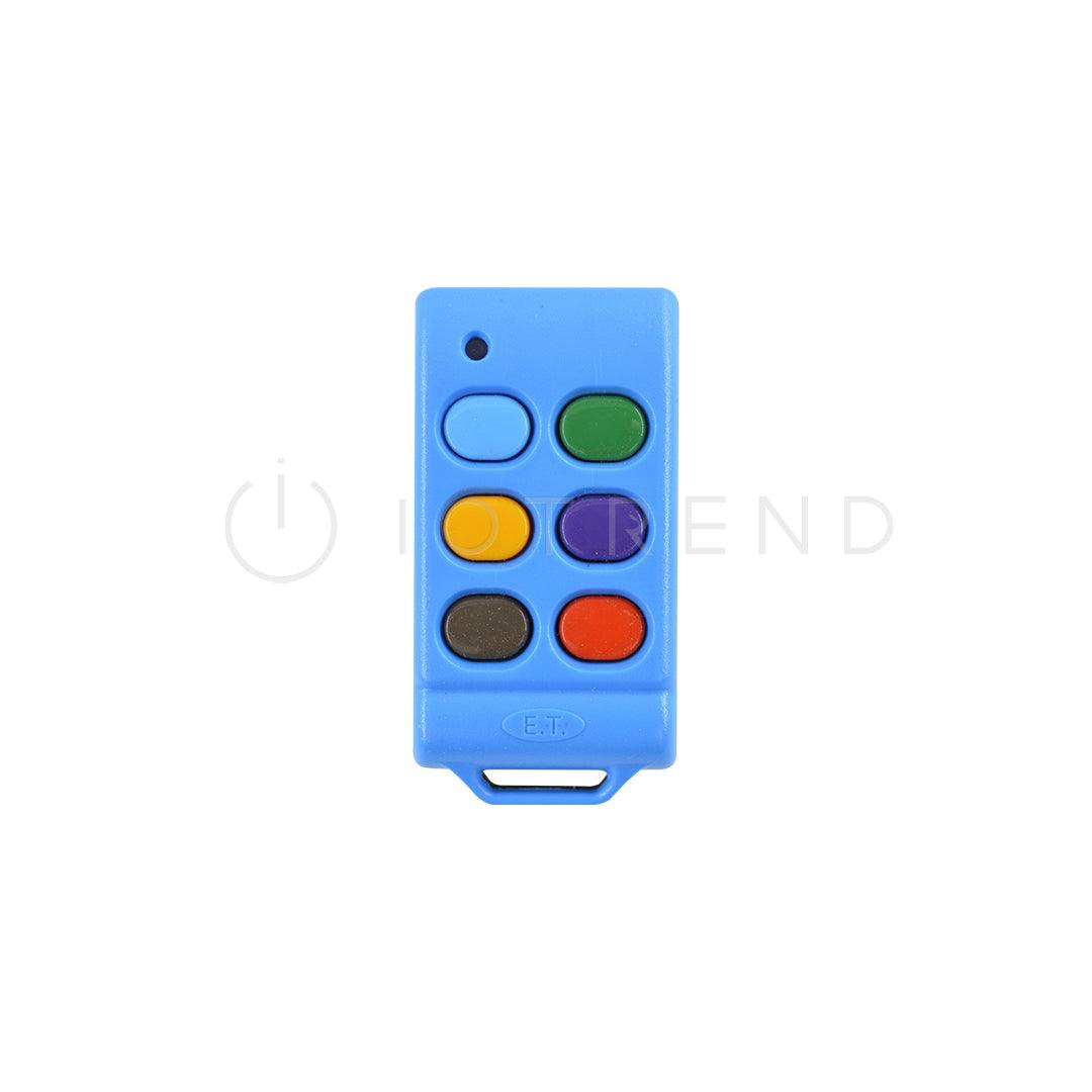 ET-Blu Mix 6 Button Remote - Blue - IOTREND