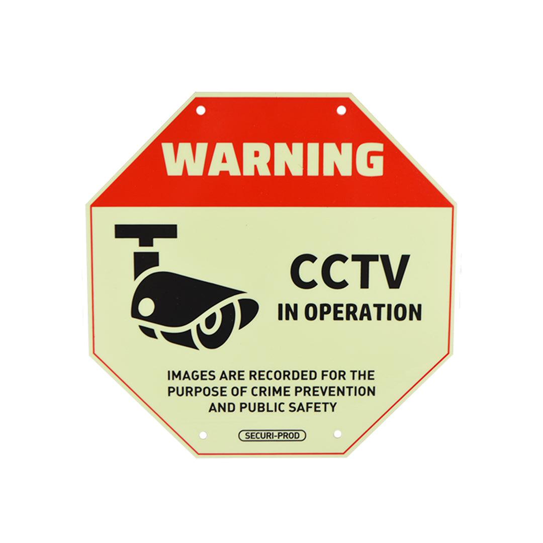 Luminous CCTV Warning Sign - IOTREND